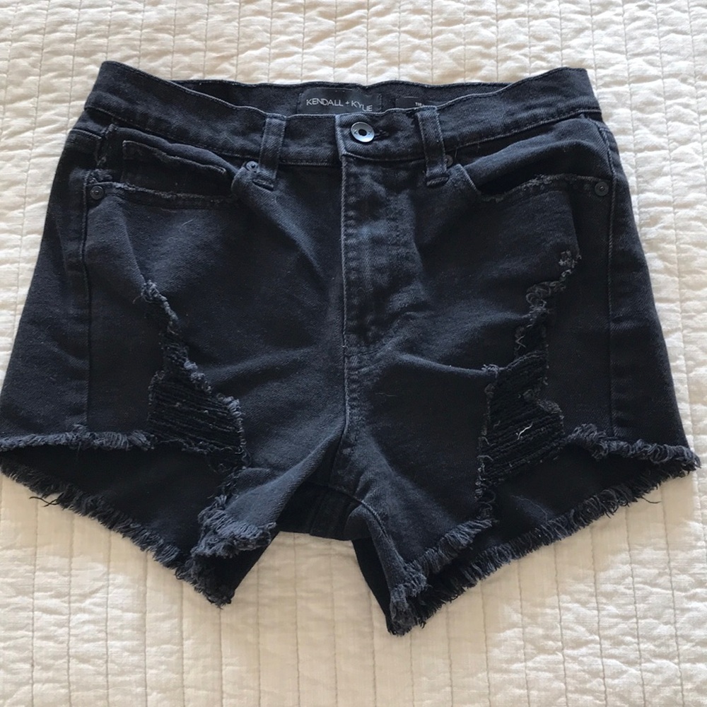 Kendall & Kyle "the icon" black denim short